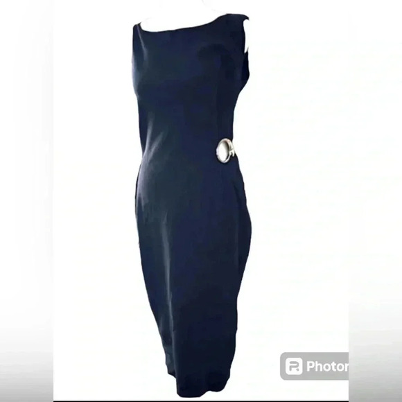 Cavalli Class SZ 6 Evening Maxi Black Dress - Picture 2 of 13